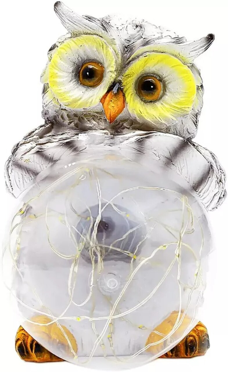 OWL LED Solar Garden Light Lamp for Patio Backyard Outdoor Yard Decoration
